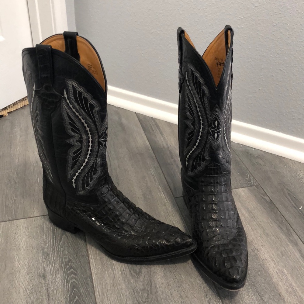 Ferrini Alligator Boots Size 12